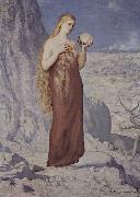 Pierre Puvis de Chavannes Hl. Maria Magdalena in der Wuste oil painting artist